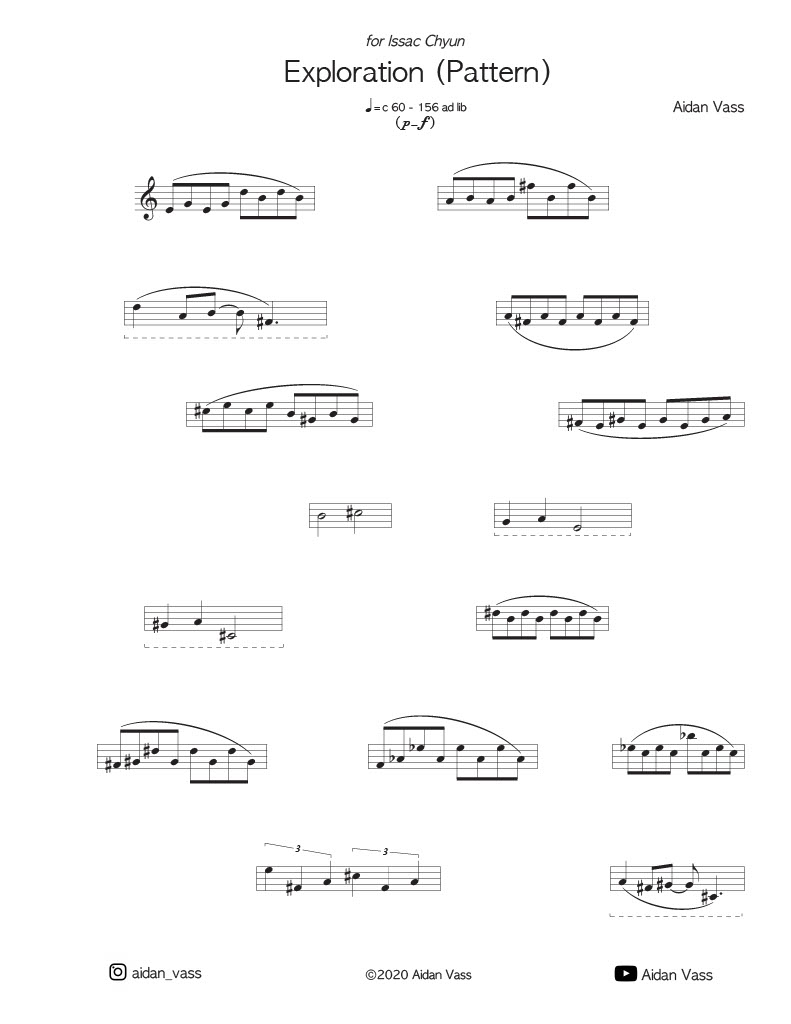 Exploration (Direction) - harp sheet music