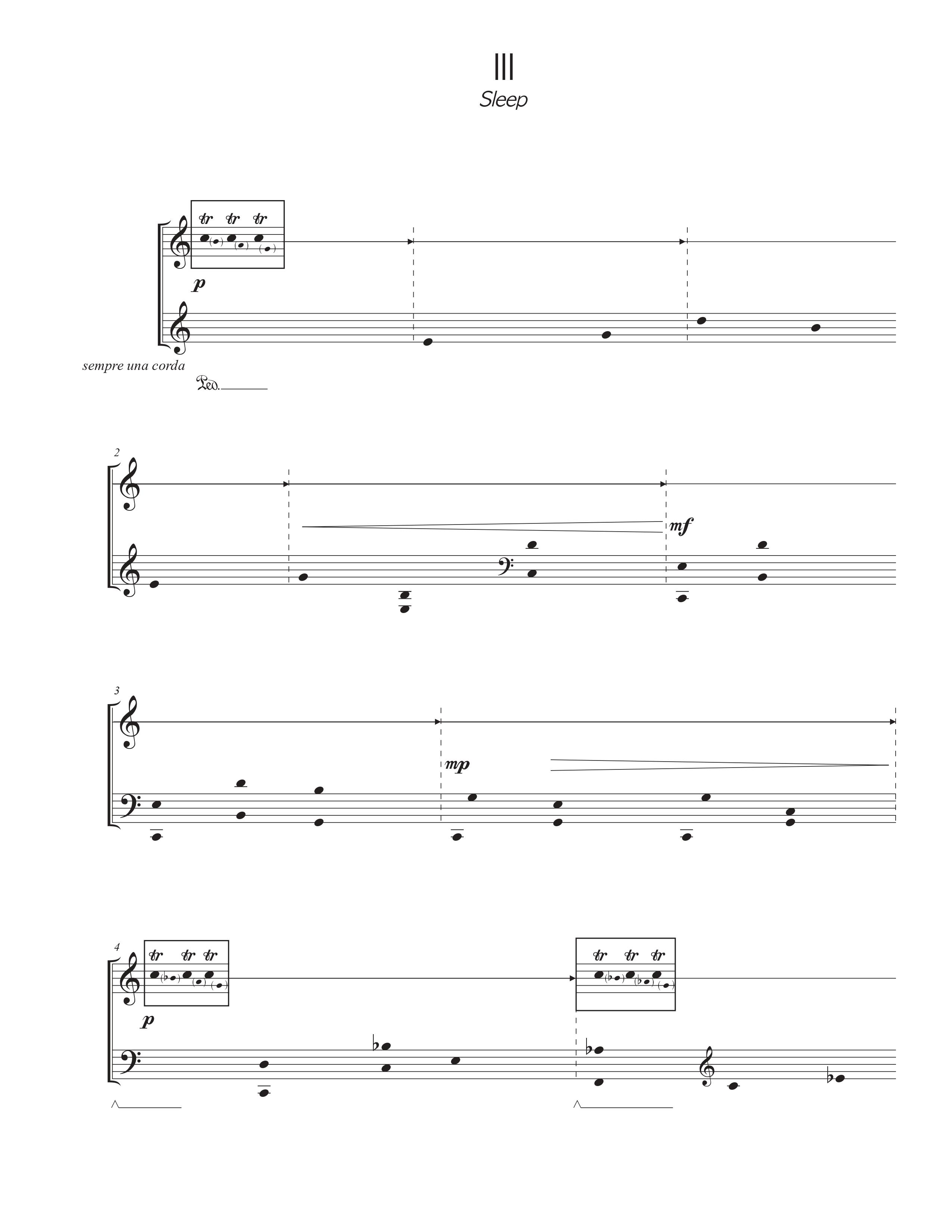 8 Sketches For Piano sheet music preview